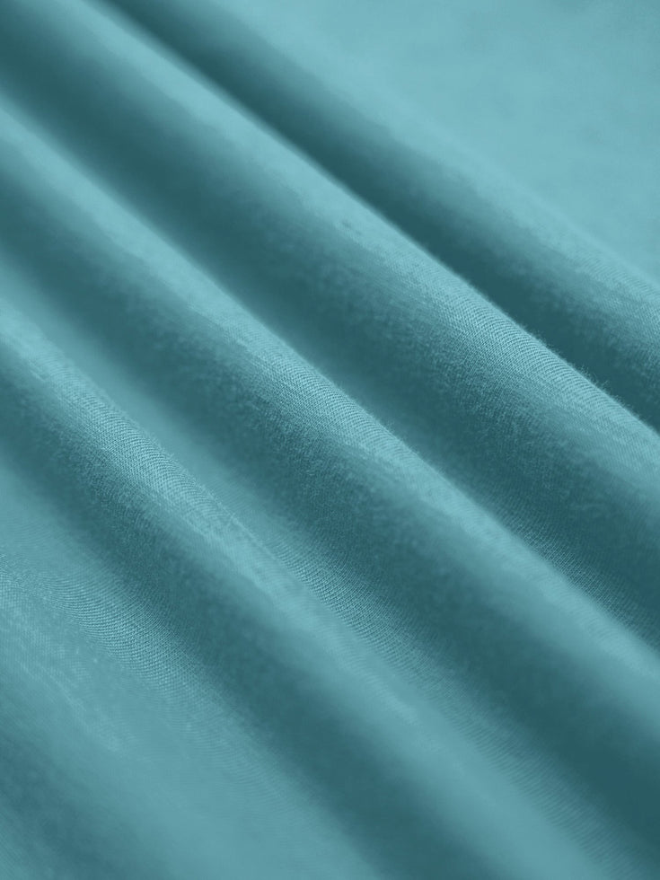 Vintage Blue V-Neck Tee Fabric Swatch | Fresh Clean Threads
