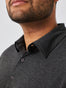 Charcoal Performance Polo Details Studio | Fresh Clean Threads