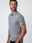 Men's Activewear | Heather Grey Performance Polo | Fresh Clean Threads