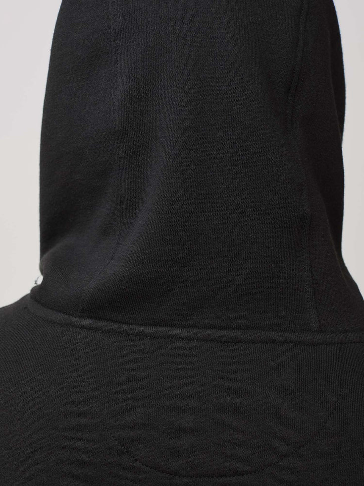 Men's Black Hooded Sweatshirt | Fresh Clean Threads Canada