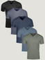 Earth Tones V-Neck 5 Pack | Fresh Clean Threads Canada