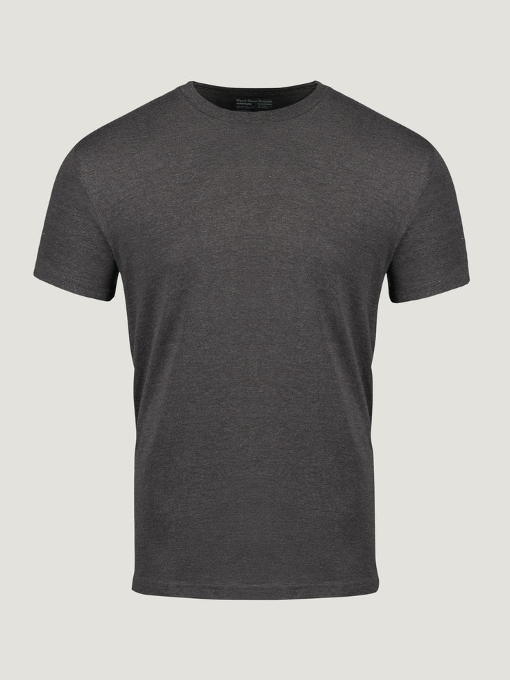 Charcoal Crew Neck Tee | Fresh Clean Threads Canada