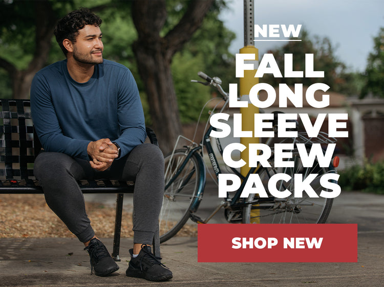 Fall Long Sleeve Crew Neck Packs | Fresh Clean Threads Canada