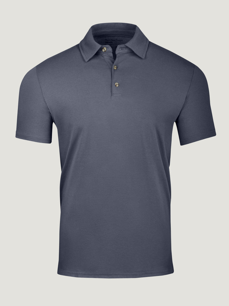 Slate Torrey Polo | Fresh Clean Threads Canada