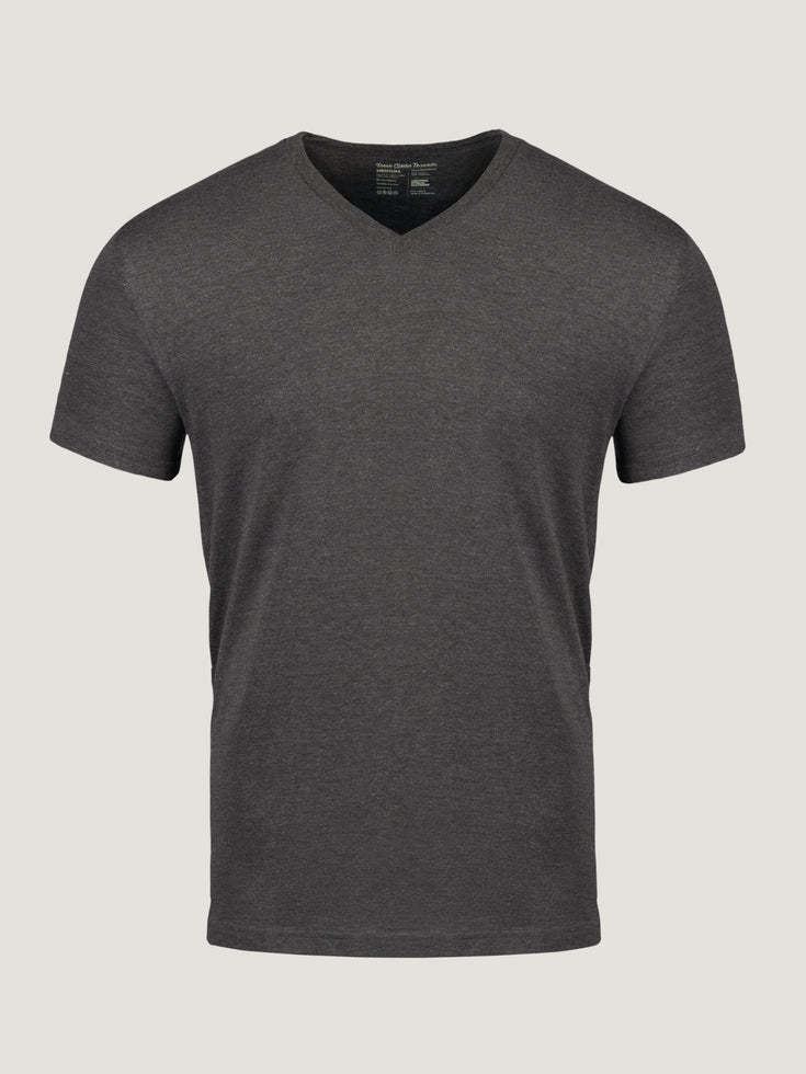 Charcoal V-Neck | Fresh Clean Threads Canada