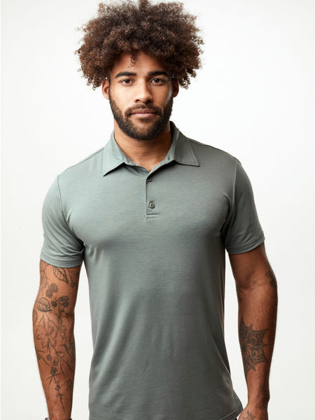 Effortless Style Meets Moisture-Wicking Magic # Performance Polo | Green | Fresh Clean Threads