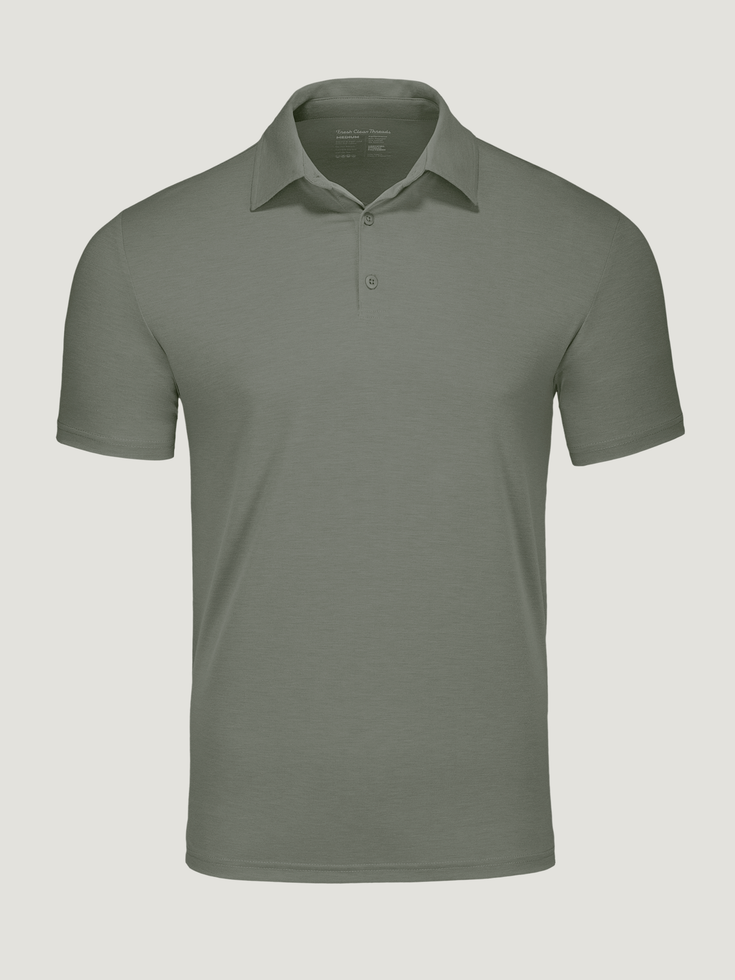 Mercury Green Performance Polo | Fresh Clean Threads