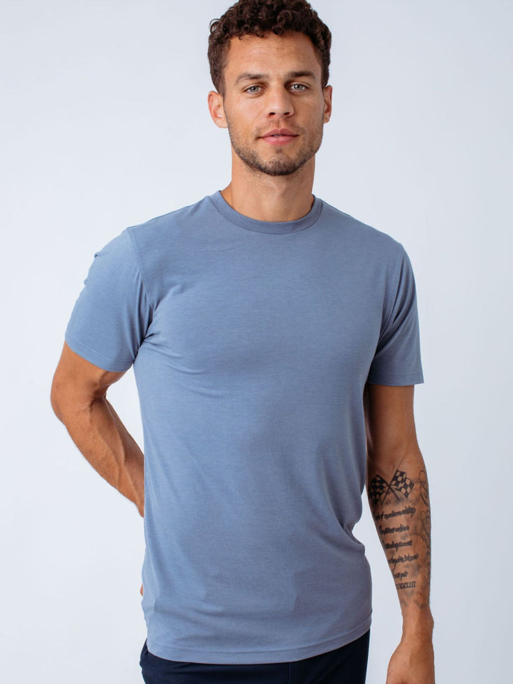 Wedgewood Performance Crew Neck Tee | Fresh Clean Threads