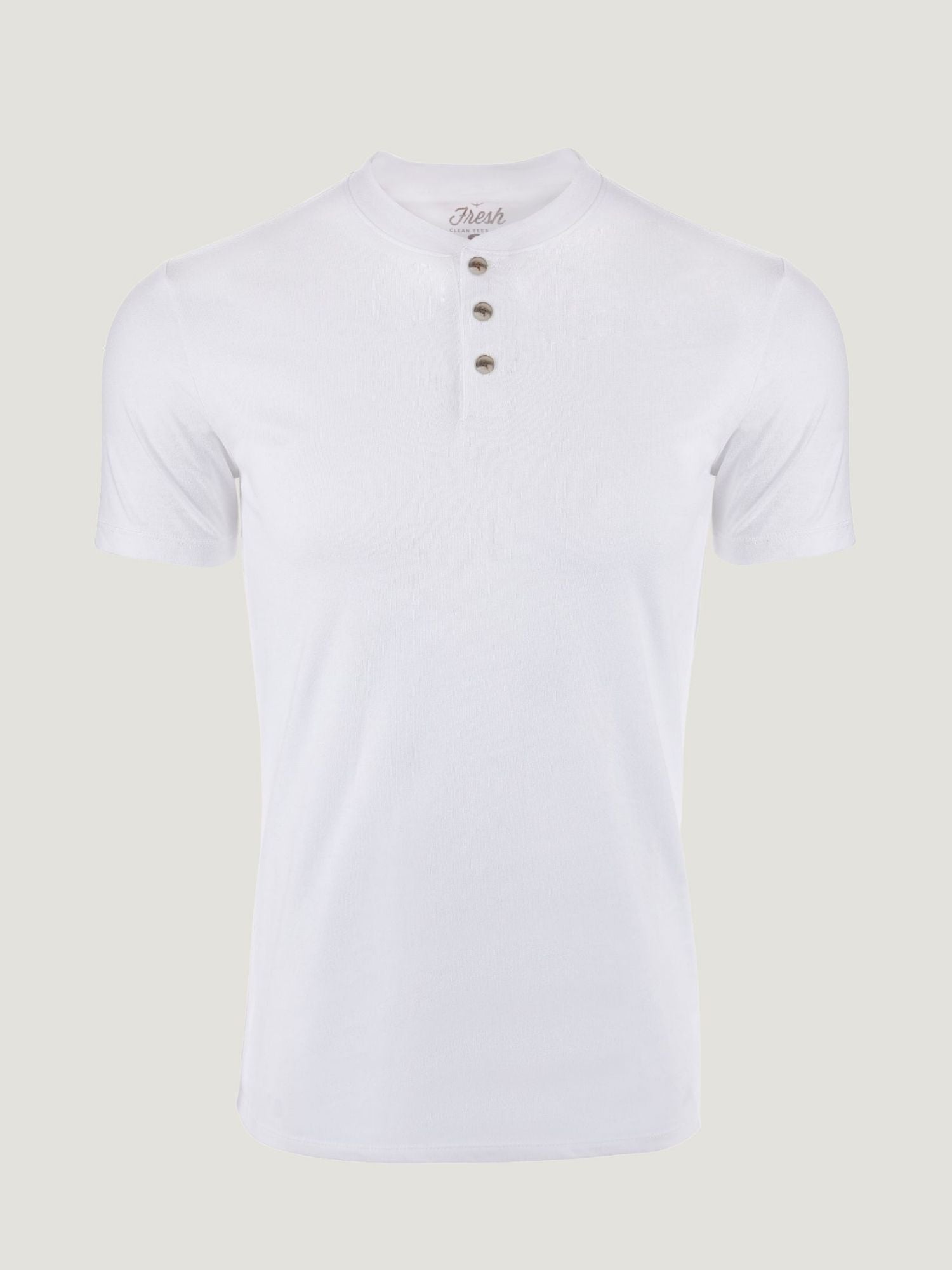 【NOAH】 ★ HENLEY TEE ★ WHITE Henley Tee - Noah