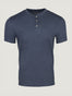 Navy Short Sleeve Henley | Fresh Clean Threads Canada