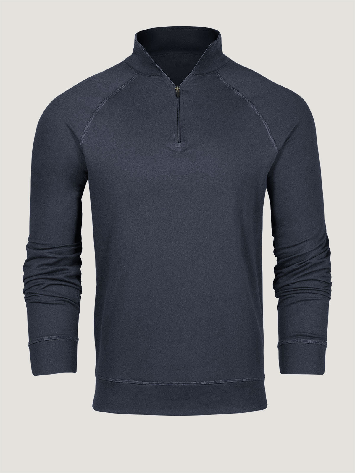 COTTON TOUCH NYLON QUARTER ZIP　サイズS Odyssey Blue Quarter Zip