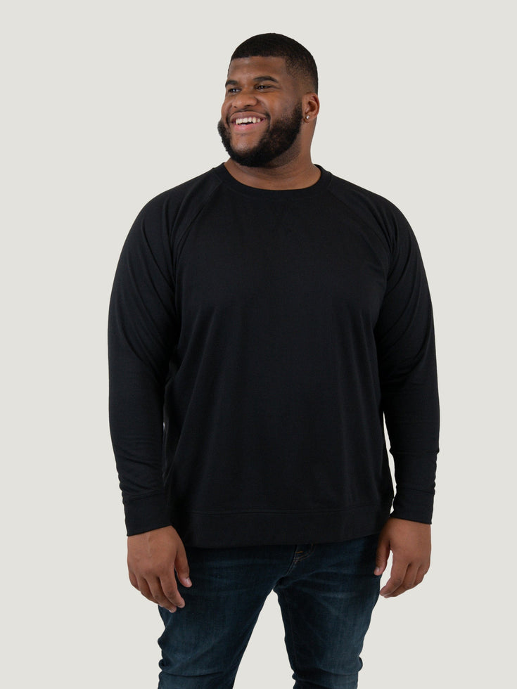 Lightweight Black Cali Sweatshirt