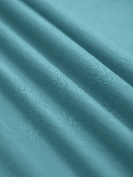 Vintage Blue Crew Neck Fabric Swatch | Fresh Clean Threads